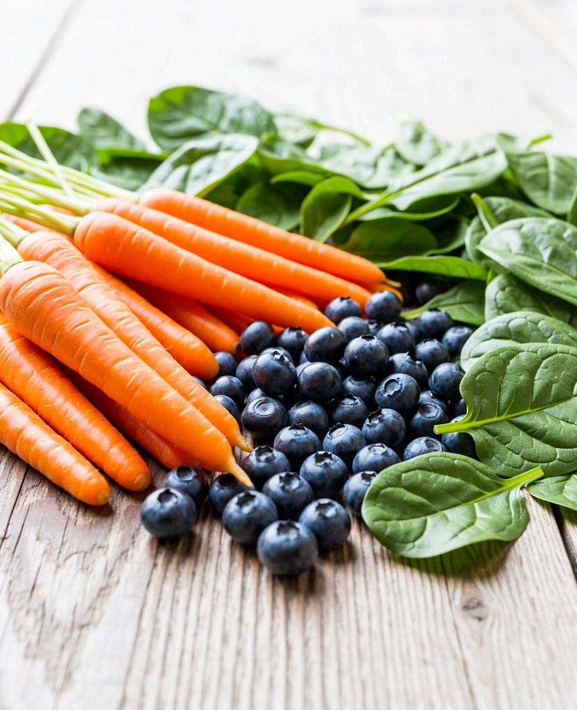 Ingredientes naturais para o bem-estar visual